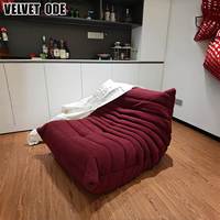 Fauteuil Caterpillar en velours côtelé, style vintage, avec dossier confortable et plis froncés, idéal pour l'entrée, toutes saisons, commande d'échantillon