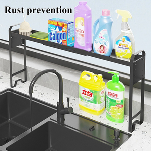 Mensola di stoccaggio per condimenti da cucina sopra la stufa a <span class=keywords><strong>Gas</strong></span> Organizer per organizzazione stretta regolabile - Product Image 5