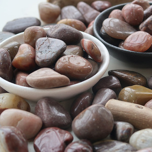 Wholesale Different Sizes Cobbles &amp; Pebbles High Polished Red Pebble <strong>Stone</strong> <strong>Decorative</strong> Landscape <strong>River</strong> <strong>Stone</strong> - Product Image 3