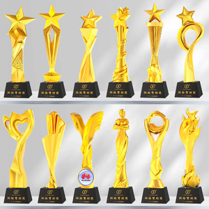 Trophée en résine Pinming Nuohao 270*80*80 mm, logo personnalisé pour la danse, le chant, les sports, les récompenses pour employés, les cadeaux d'affaires - Product Image 2