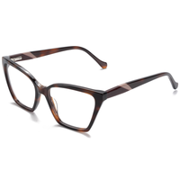 Monture de lunettes Elan Optical YB8206, style papillon œil de chat, pour femme, monture intégrale en acétate, livraison rapide