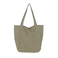 Sac fourre-tout en nylon de grande capacité, écologique, de haute qualité, tendance, réutilisable, avec fermeture éclair, bandoulière et poche