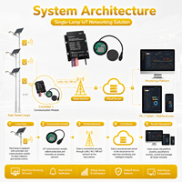 Contrôleur IoT pour lampe unique Sukite SL-4G avec 4G CAT-1 intégré pour la surveillance et le contrôle à distance des lampadaires solaires