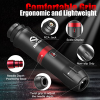 Kit de tatouage sans fil transfrontalier, ensemble de stylos à tatouer, mini-machine à tatouer Rocket V6 avec alimentation et écran LED
