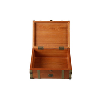 Vente en gros de coffres en bois vintage, boîtes de rangement en bois faites à la main, coffret en bois décoratif personnalisé OEM pour la décoration de la maison