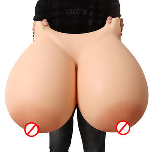 หน้าอกปลอมขนาดใหญ่ รุ่น <span class=keywords><strong>ZZZ</strong></span> คัพ ทำจากซิลิโคนเจล สำหรับผู้ชายที่ต้องการแปลงเพศเป็นผู้หญิง - Product Image 5