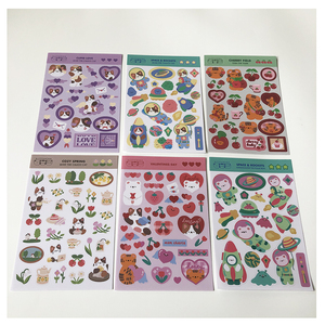 Hojas de Etiquetas Adhesivas de Vinilo Impermeables con Impresión Personalizada, Laminación Brillante, Hojas de Etiquetas Holográficas para Decoración - Product Image 1