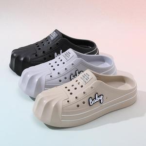 Meilleures chaussures personnalisées hommes été loisirs sandales à semelle souple intérieur déodorant sports de plein air antidérapant plage jardin sabots chaussures - Product Image 2