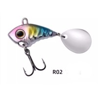 LUTAC Metal MINI VIB Baits Long Casting Whole Treble Hook Spoon Spinner Fishing Lures Hard Lure 30mm/7g