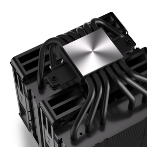 Refroidisseur d'air CPU double tour haute performance avec 6 caloducs en cuivre et base soudée pour un refroidissement efficace, compatible avec les conceptions OEM à double tour - Product Image 5