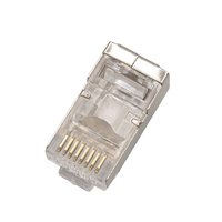 Prix d'usine CAT6 FTP RJ45 Connecteur Accessoire 8P8C RG45 Plug Pass Through CAT6 Standard