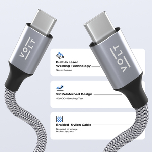 Oem 3ft-6ft Nhanh Chóng Sạc Nhanh 3A Loại-C Để Loại-C Cáp Hợp Kim Nhôm Với Nylon Áo Khoác Cho Các Thiết Bị <span class=keywords><strong>Android</strong></span> - Product Image 3