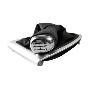 หัวเกียร์เรโนลต์ 5 สปีด หุ้มหนังสีดำเคลือบไฟฟ้า สำหรับรถยนต์เกียร์ธรรมดา อะไหล่ทดแทน รุ่น QZXN-J29 - Product Image 4