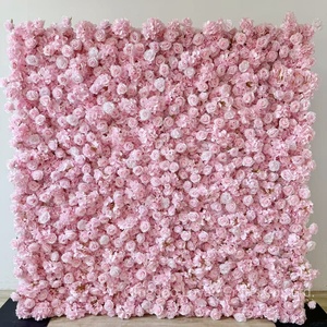 Flower Wall <strong>Backdrop</strong> Decor Wall Flower Wedding <strong>Party</strong> Event Fabric Wall Flower Panel <strong>Backdrop</strong> With Stand - Product Image 3
