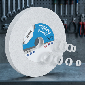 Meules abrasives FERVI MOLA en corindon blanc, grain 60, 200x20x32mm, 3350 tr/min - Product Image 3