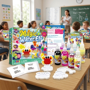 Squishy <span class=keywords><strong>Craft</strong></span> Toy <span class=keywords><strong>Magic</strong></span> Grow Aqua Elves Kit Water Pets Crafts para niñas y niños - Product Image 1