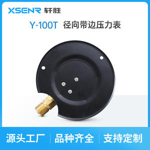 Xuansheng Technology Y100T 100mm Analog <b>Pressure</b> <b>Gauge</b> 0 To 1.6Mpa Thread Connection For Industrial Use - Product Image 3
