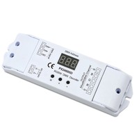 Euchips - Decodificador LED DMX RGBW de 4 Canales y 240 W/480 W, Controlador de Intensidad LED, Entrada de CC de 12 V/24 V, Controlador DMX512