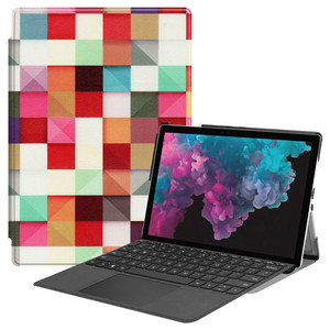 Étui de protection en cuir pu pour tablette, dessin coloré, de luxe, couverture universelle pour microsoft <span class=keywords><strong>Surface</strong></span> <span class=keywords><strong>Pro</strong></span> <span class=keywords><strong>4</strong></span> 5 6 7 - Product Image 1