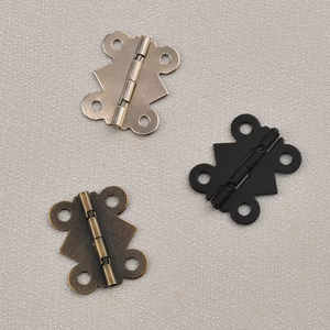 Charnières papillon en fer de style antique, à 90 et 180 degrés, accessoires de quincaillerie pour armoires et boîtes en bois, charnière de 35 mm de diamètre - Product Image 4