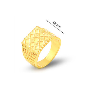 خواتم أنيقة من JXX، مجوهرات مطلية بالذهب عيار 24 قيراط، خواتم زفاف بسيطة للرجال - Product Image 3