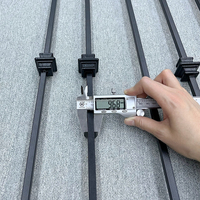 Balustres carrés en fer massif de 9 mm, nouveau design, 890 mm de hauteur, pour rampe d'escalier