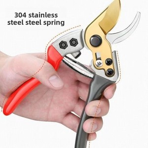 Cao đàn hồi cuộn thép không gỉ sắt mùa xuân Kéo cắt tỉa kéo cho trái cây chi nhánh cắt tỉa cho wangershan mùa xuân kéo - Product Image 2