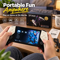 Console de jeu portable SF3500, écran IPS HD de 5 pouces, jeux rétro, double joystick, rechargeable, portable, pour enfants, adolescents, adultes, mise en miroir sur TV