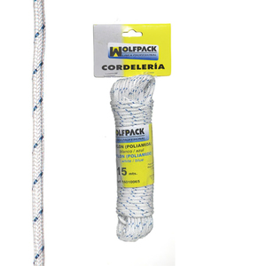 Corda in Nylon ad Alta Tenacità Bianca / Blu (Wood 15 m.) - Product Image 1