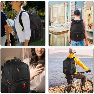 Du lịch Ba lô Đại Học bookbags máy tính xách tay ba lô với USB sạc cổng thân thiện với kinh doanh Thêm lớn 50L phù hợp với 17 inch OEM Unisex - Product Image 5