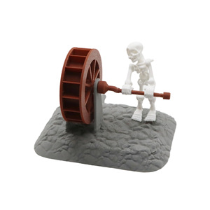 Pez Decorativo <span class=keywords><strong>de</strong></span> Resina Ecológica Pintado a Mano Realista con Cueva Escondida en la Montaña para Decoración Flotante - Product Image 6