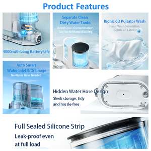 <span class=keywords><strong>Lavadora</strong></span> Portátil <span class=keywords><strong>Pequeña</strong></span> para el Hogar, Mini <span class=keywords><strong>Lavadora</strong></span> Inteligente con Pulsador para Ropa Interior - Product Image 2