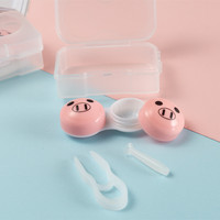 Kit de voyage pour lentilles de contact de dessin animé boîte de lentilles de contact cosmétiques en gros étui à lentilles de contact coloré pour les yeux