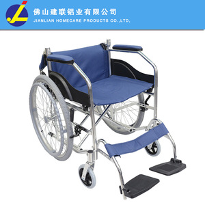 Fauteuil roulant manuel en tissu Oxford avec frein en U, durable pour la mobilité des personnes âgées et les soins de santé - Product Image 3