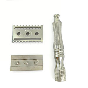 Rasoir de sécurité en titane poli de précision à double tranchant pour hommes, rasage des zones intimes, lisse et étanche - Product Image 6