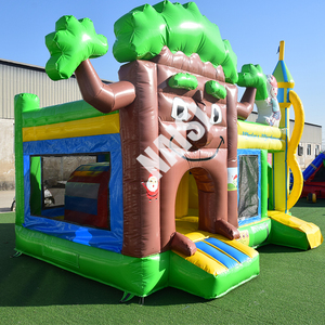 Nhà Máy Giá Rẻ Chất lượng cao câu chuyện cổ tích cây Jumper Bouncer Inflatable lâu đài bouncy với trượt MOONWALK nhảy lâu đài trượt - Product Image 2