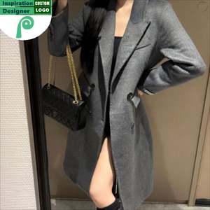 Manteaux d'hiver vintage coréens pour femmes, vêtements décontractés et élégants pour femmes, achat <span class=keywords><strong>en</strong></span> gros <span class=keywords><strong>en</strong></span> <span class=keywords><strong>ligne</strong></span> auprès de grossistes <span class=keywords><strong>en</strong></span> <span class=keywords><strong>ligne</strong></span> réputés - Product Image 6