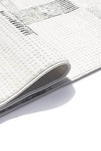 Tapis tissé en velours anthracite, lavable, en polyester fin, base antidérapante, Turquie, vente en gros, taille personnalisée, OEM, ODM, marque privée, pour la maison - Product Image 5