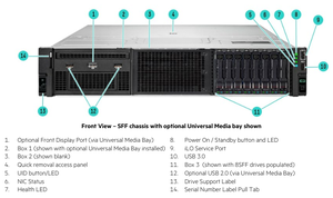 Haute qualité Hpe Proliant DL380 GEN11 16SFF processeur Intel Xeon Gold 6433N 2*1600W 2U serveur Rack pour centres de données d'entreprise - Product Image 2