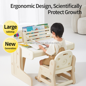 Vsuch Nhà Máy Giá Bán Buôn Hộ Gia Đình Trẻ Em Bảng Nhà Làm Việc Vui Vẻ Chơi Bé Toddler Đọc Sách Bàn Trẻ Em Bàn Và Ghế Bộ - Product Image 5