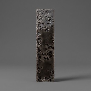 Carrelage Noir Bahia-26 6 x 26 cm, Épaisseur 9 mm, Finition Brillante, Bords Irréguliers - Product Image 1