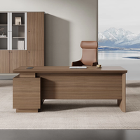 Bureau de direction de classe E0, bureau moderne de luxe léger pour le bureau du directeur