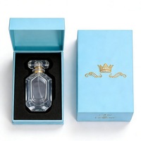 Boîte rigide portable personnalisée avec logo imprimé pour échantillons d'huiles essentielles et de parfums, doublure en éponge, poignée, fermeture magnétique, étanche