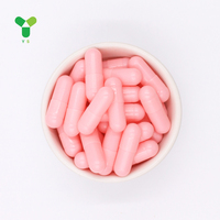 Capsules vides HPMC de qualité pharmaceutique, certifiées Halal, roses, solubles dans l'estomac, taille 00 0 1, personnalisables avec logo, de l'usine YS