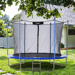 Zoshine 8FT /10FT /12FT <span class=keywords><strong>Trampoline</strong></span> d'extérieur Vente chaude Couleur bleue Grand <span class=keywords><strong>Trampoline</strong></span> pour la formation familiale Active - Product Image 1