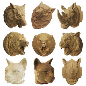 Unisex 3D DIY tông hình ghép hình câu đố giáo dục đồ chơi và handmade mô hình Món quà trang trí - Product Image 2