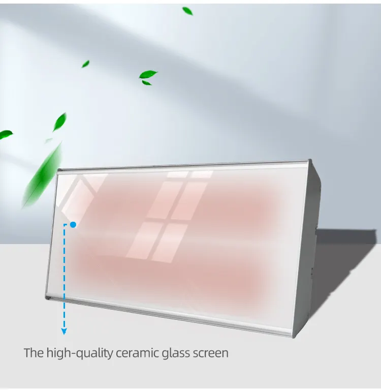 JHheatsup 1600W cam ekran kızılötesi ısıtıcı 5 saniye anında isı seramik cam banyo ısıtıcısı karbon fiber SPA ısıtıcı CE