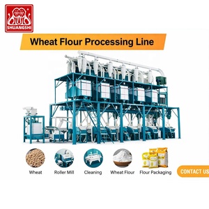 Planta de Molienda de Harina de Trigo, Máquina Automática de Molienda con Rodillos, Componentes de Motor y Engranajes, Capacidad de 50 Toneladas/día para Procesamiento Comercial de Granos - Product Image 3