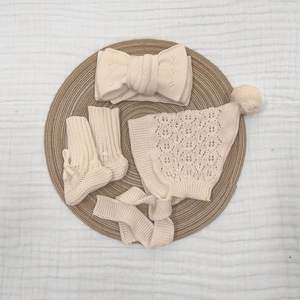 Chapeau chaud respirant multicolores en gros avec bandeau pour bébé de 0 à <span class=keywords><strong>12</strong></span> <span class=keywords><strong>mois</strong></span> - Product Image 1