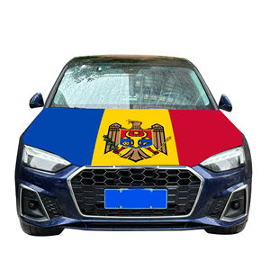 Moldova nazionale cofano motore <span class=keywords><strong>bandiera</strong></span> 120x150cm 4-stampa di trasferimento di calore tessuto elastico personalizzato in fabbrica diretta - Product Image 1
